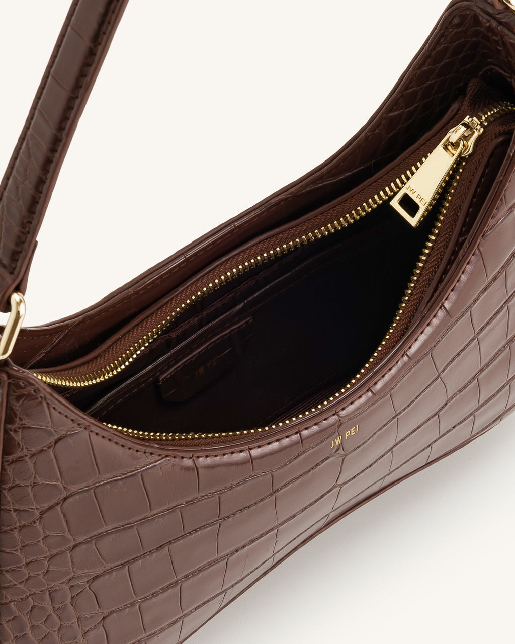 Ruby Shoulder Bag - Umber Croc