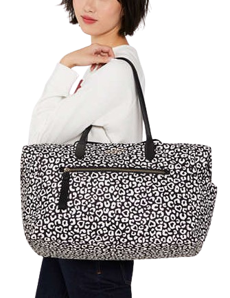 Kate Spade New York Chelsea Leopard Heart Weekender