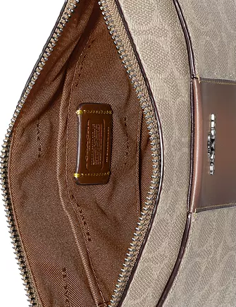 Coach Kitt Center Stripe Messenger Crossbody
