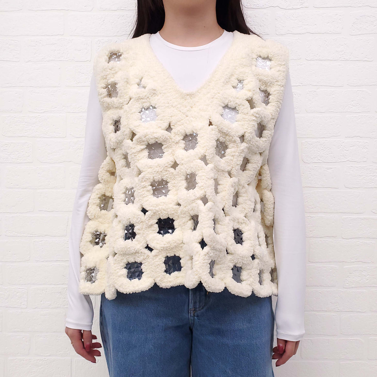 LEJE YELLOW 'SECOND SKIN' VEST - O/S