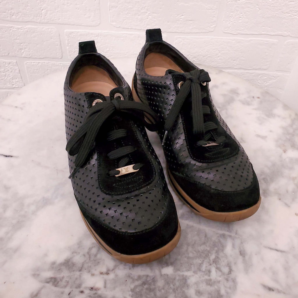 LOUIS VUITTON PERFORATED SNEAKERS - SIZE 36
