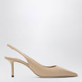 Jimmy Choo Leather Slingbacks With Ankle Strap Women