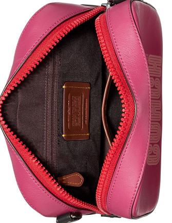Coach Logo Leather Camera Bag