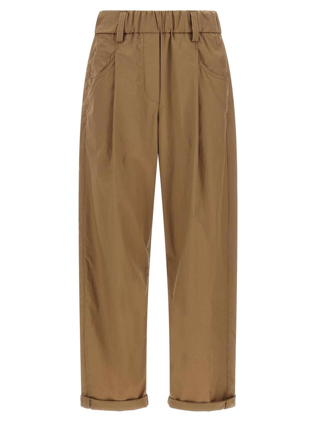 Brunello Cucinelli Women 'Track' Poplin Pants