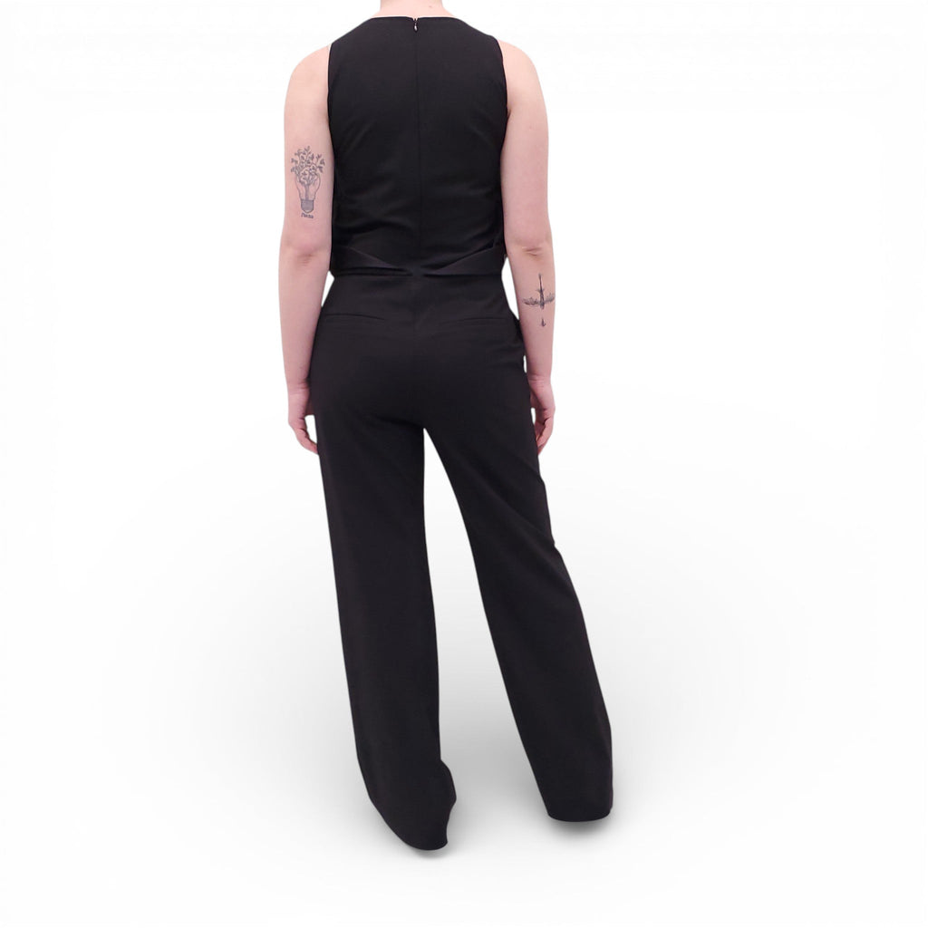 MAISON MARGIELA BLACK TUXEDO JUMPSUIT - SIZE 40
