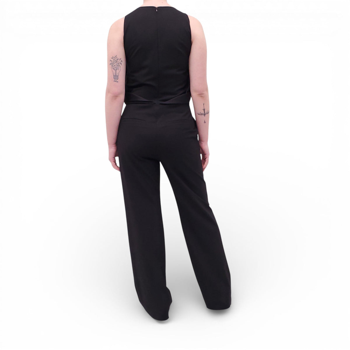 MAISON MARGIELA BLACK TUXEDO JUMPSUIT - SIZE 40