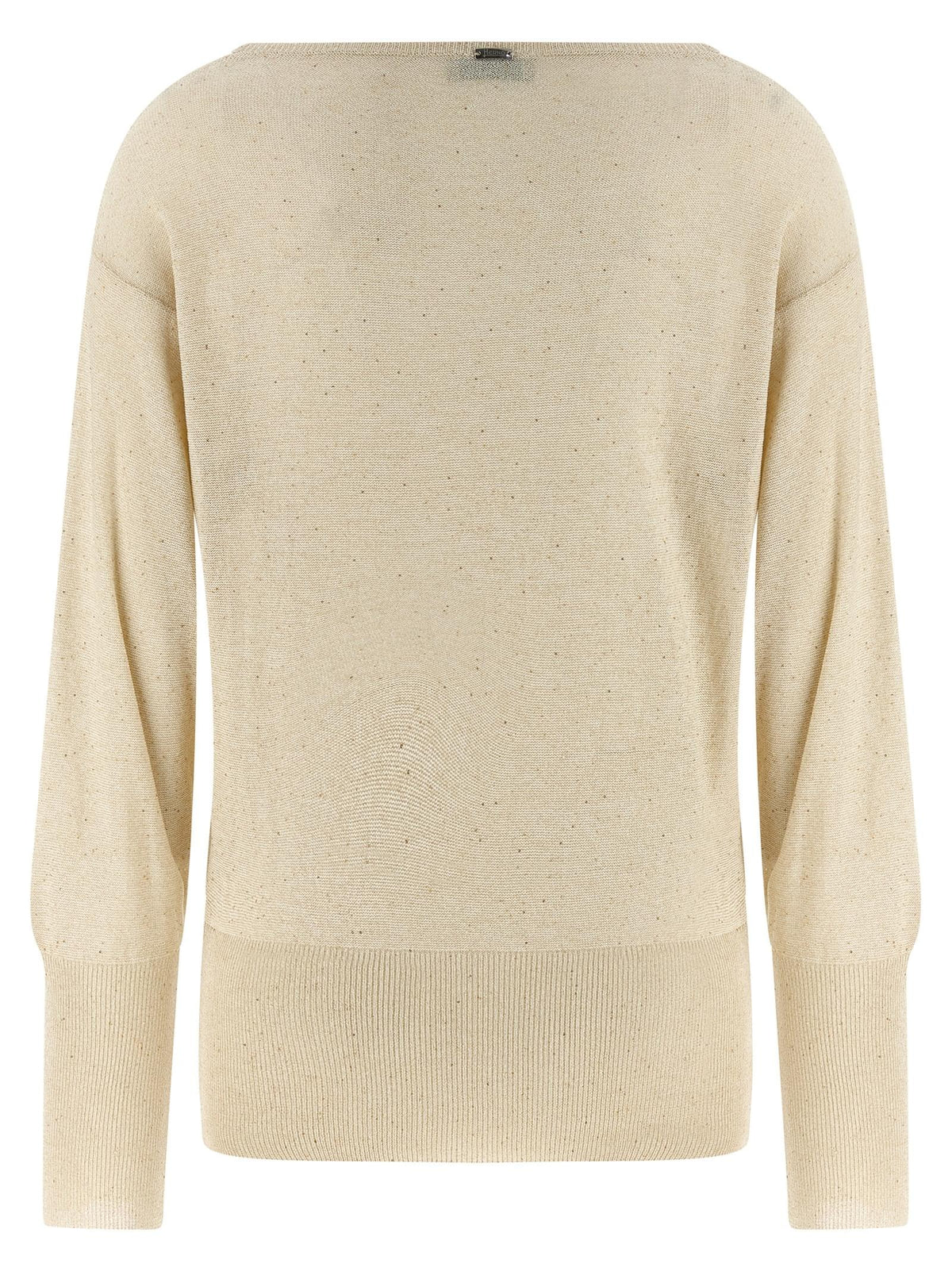 Herno Women Lamé And Sequin Yarn Sweater