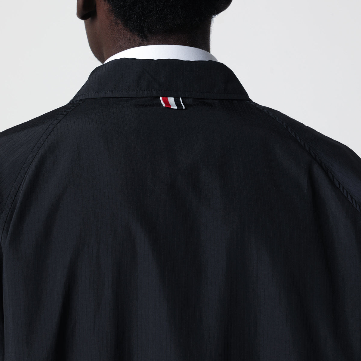 Thom Browne Lightweight Navy Blue Zip-Up Jacket Men