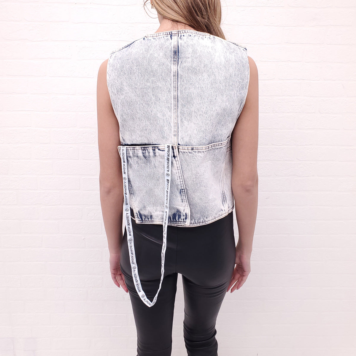 MM6 MAISON MARGIELA DENIM VEST - SIZE 38