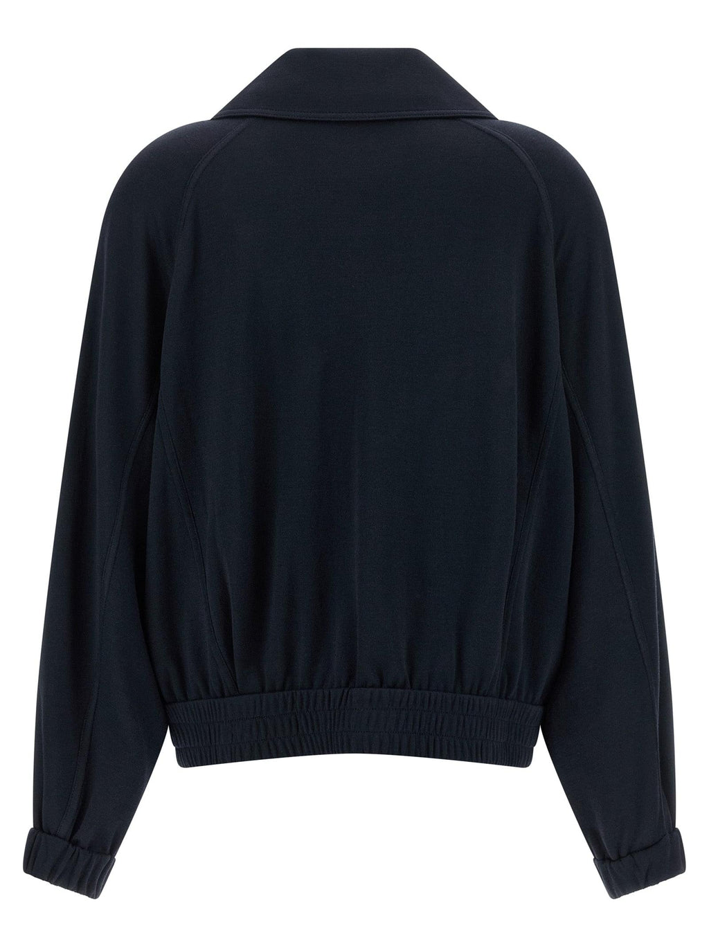 Brunello Cucinelli Women 'Shiny Zipper Pull' Sweatshirt