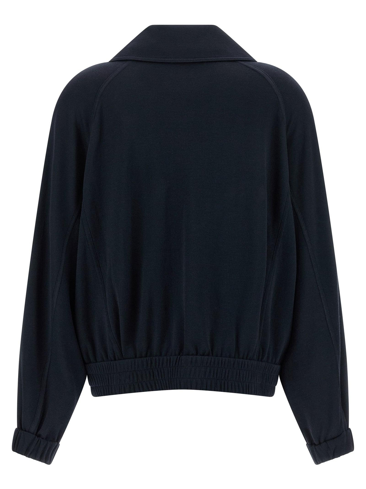 Brunello Cucinelli Women 'Shiny Zipper Pull' Sweatshirt