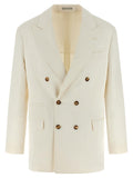 Brunello Cucinelli Men Linen Silk Blazer