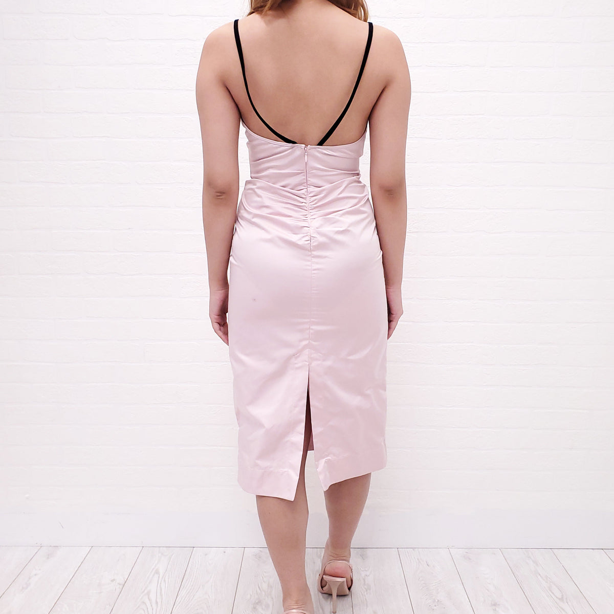 N°21 PINK RUCHED DRESS - SIZE 38