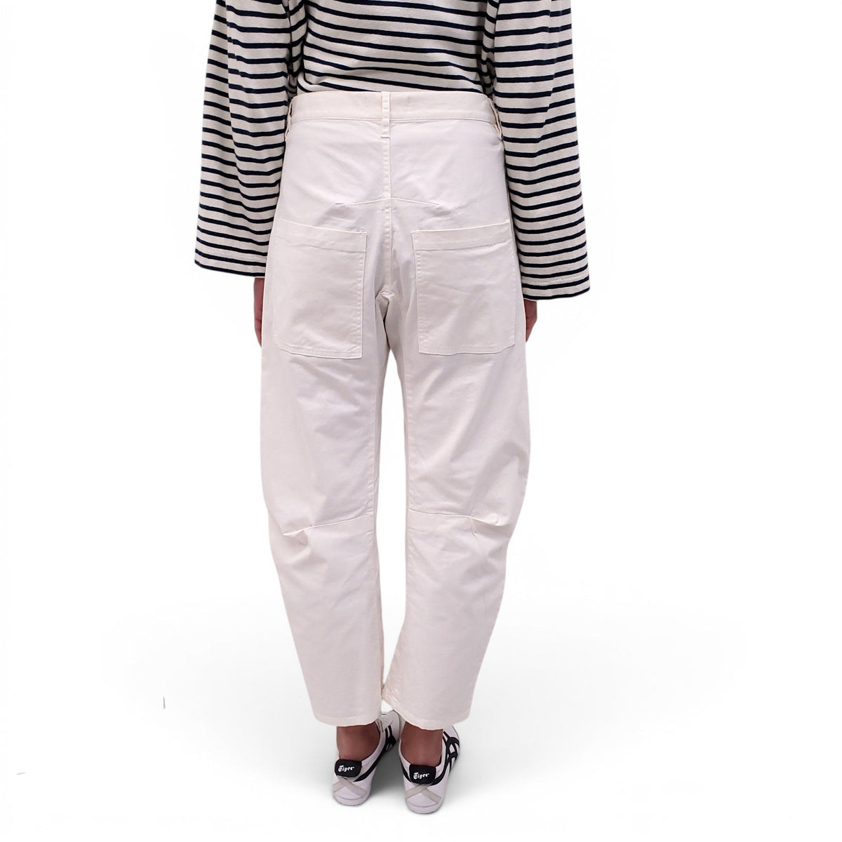 NILI LOTAN WHITE 'SHON' PANTS - SIZE 0