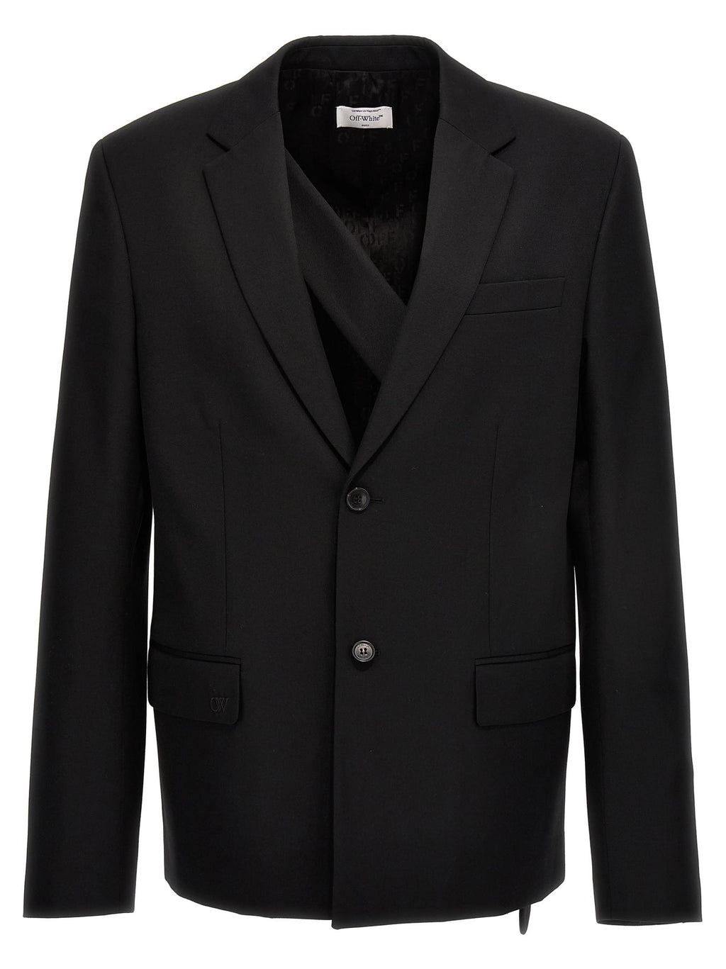 Off-White Men 'Ow Embroidery' Blazer