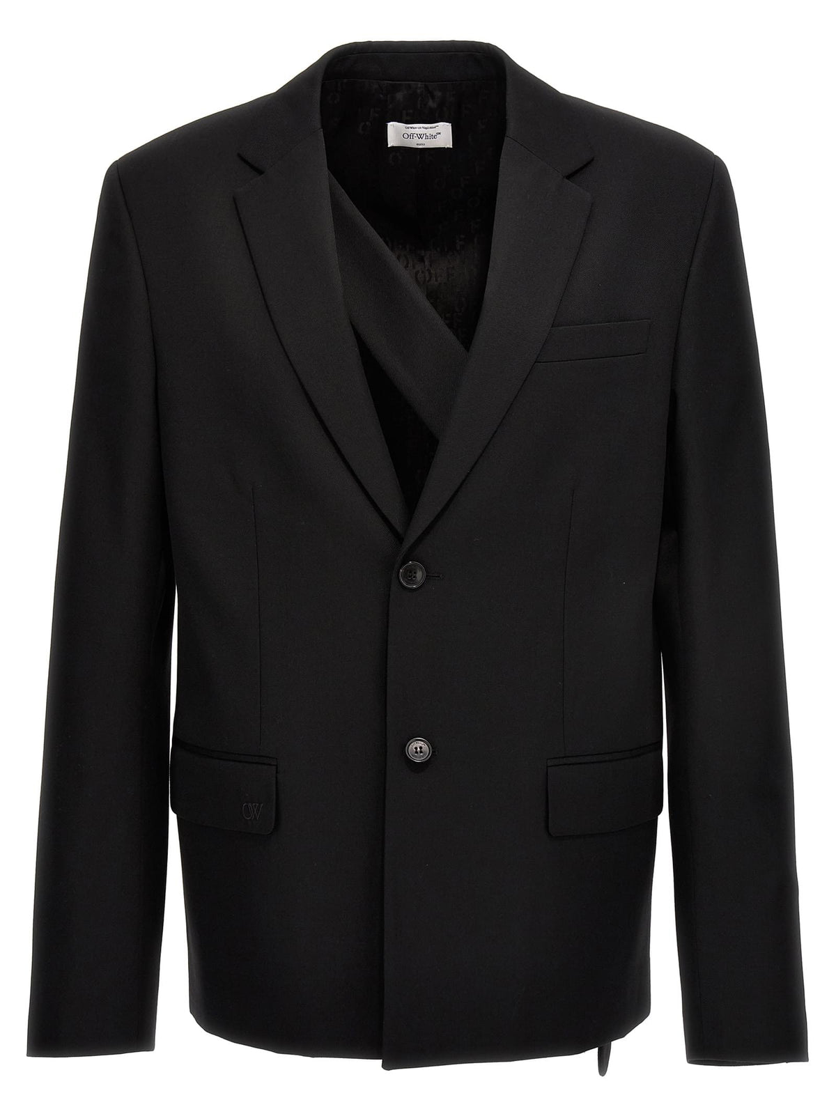 Off-White Men 'Ow Embroidery' Blazer