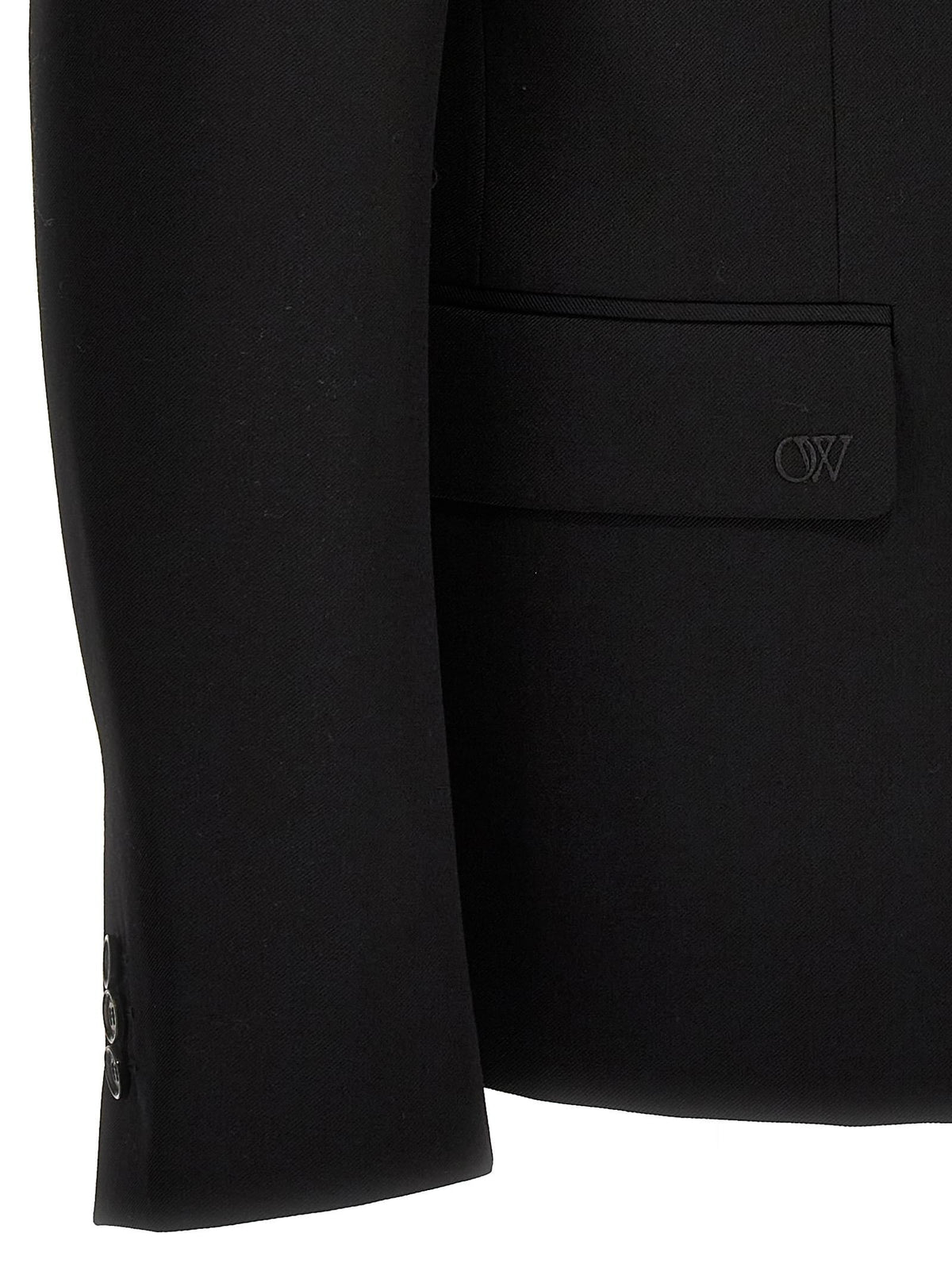 Off-White Men 'Ow Embroidery' Blazer
