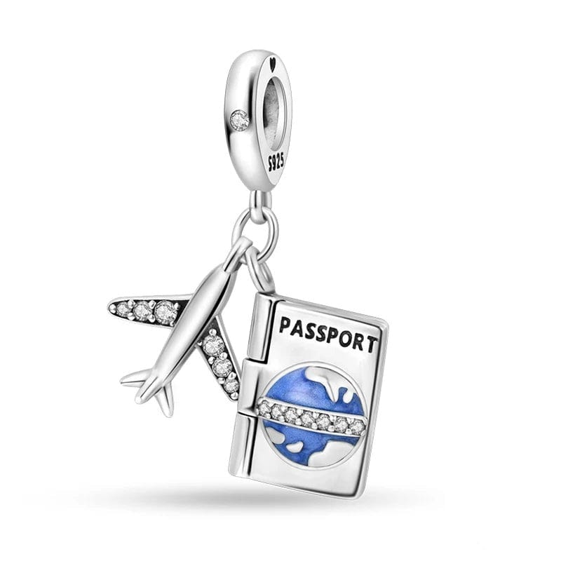 Openable Passport Dangle Charm