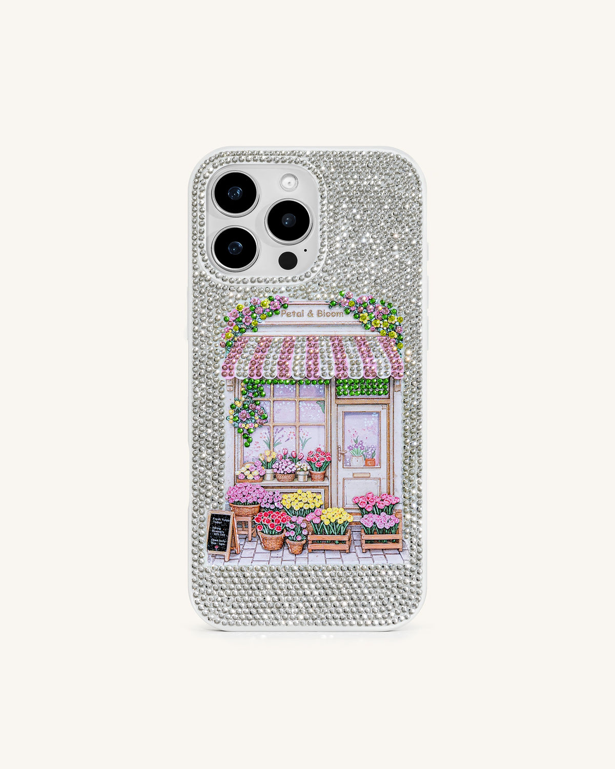 Ellie Floral Shoppe Phone Case - Multicolor White