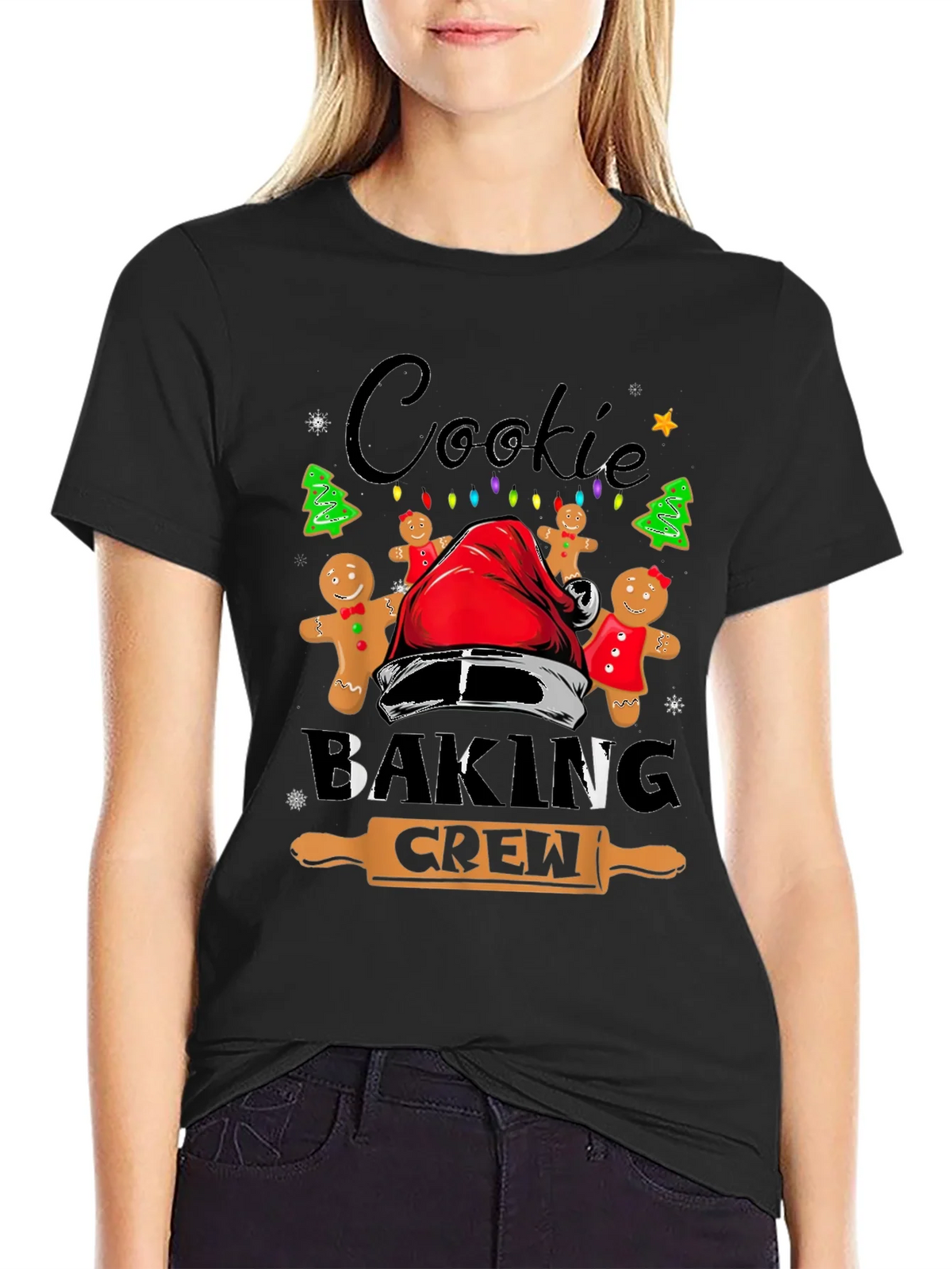 Cookie Baking Crew Christmas T-Shirt