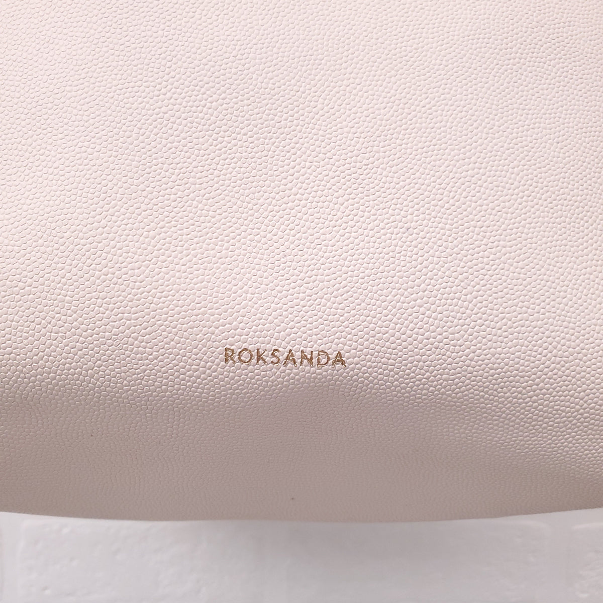 ROKSANDA CREAM AND PINK LEATHER 'EIDER' TOTE