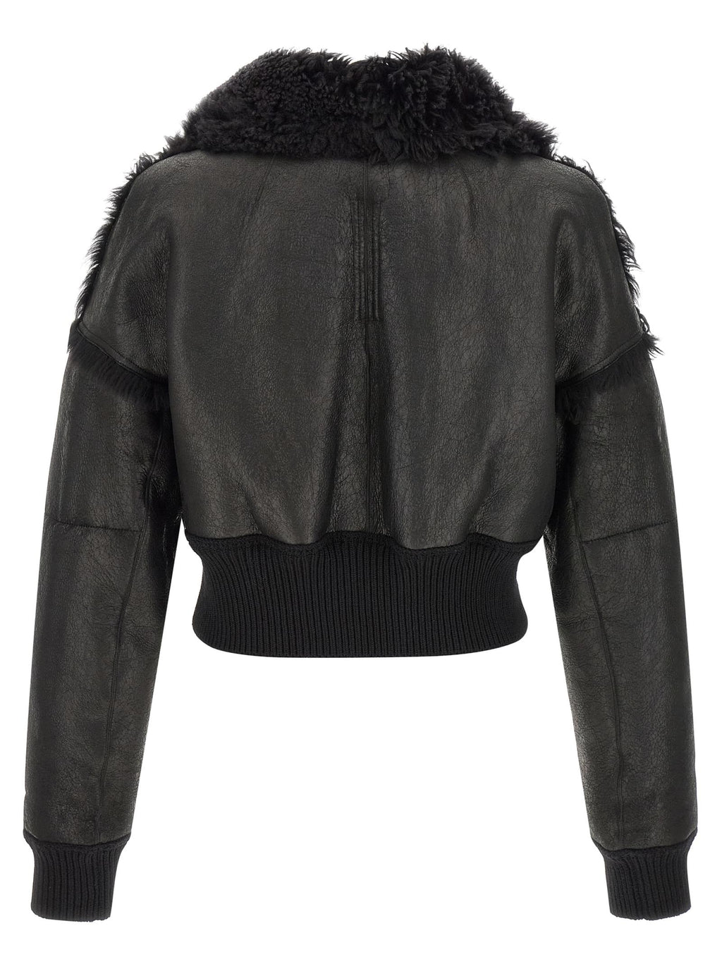 Rick Owens Men 'Flight Jkt Cropped' Bomber Jacket