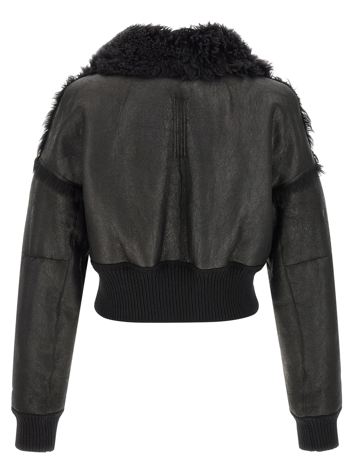 Rick Owens Men 'Flight Jkt Cropped' Bomber Jacket