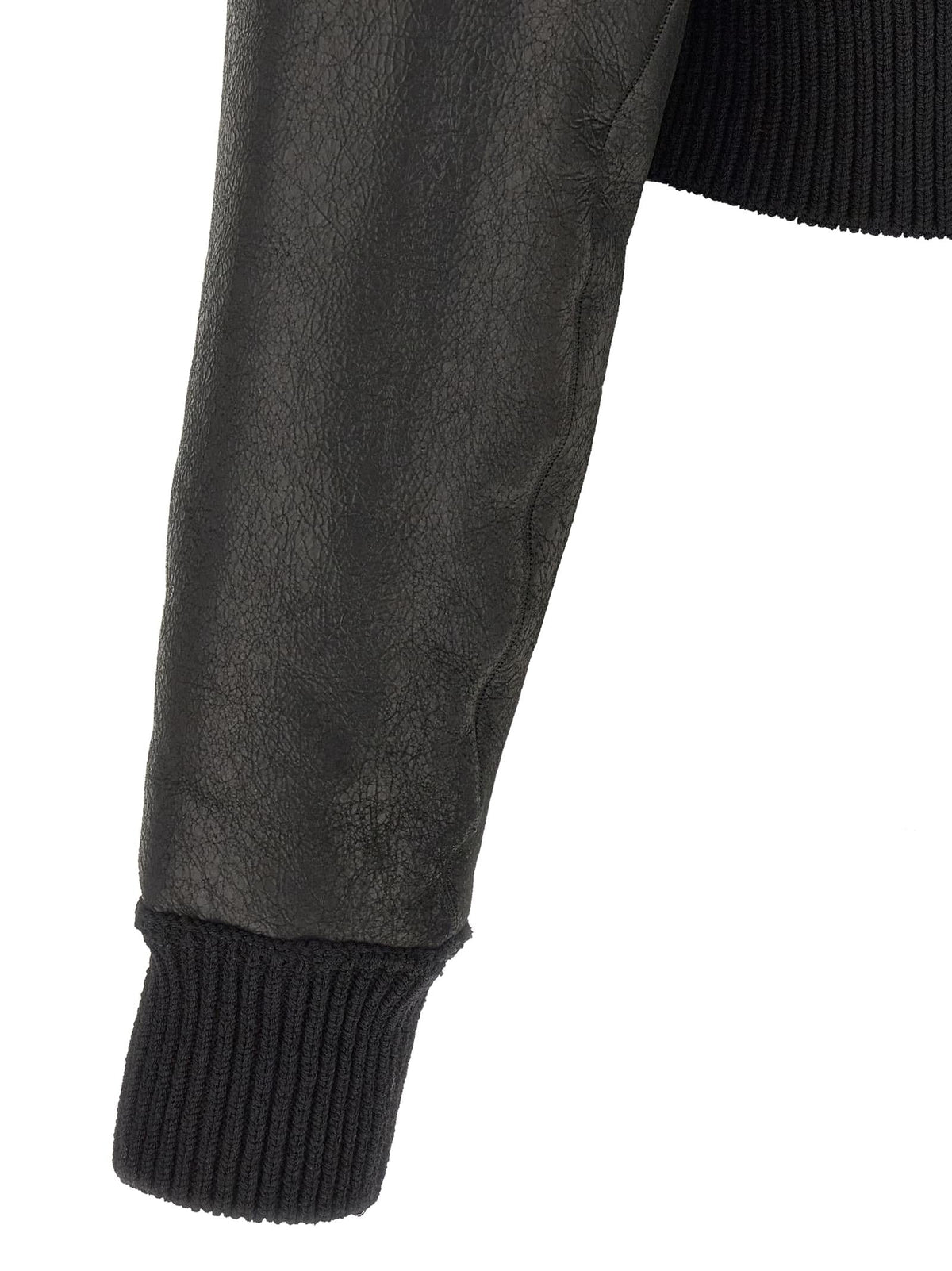Rick Owens Men 'Flight Jkt Cropped' Bomber Jacket