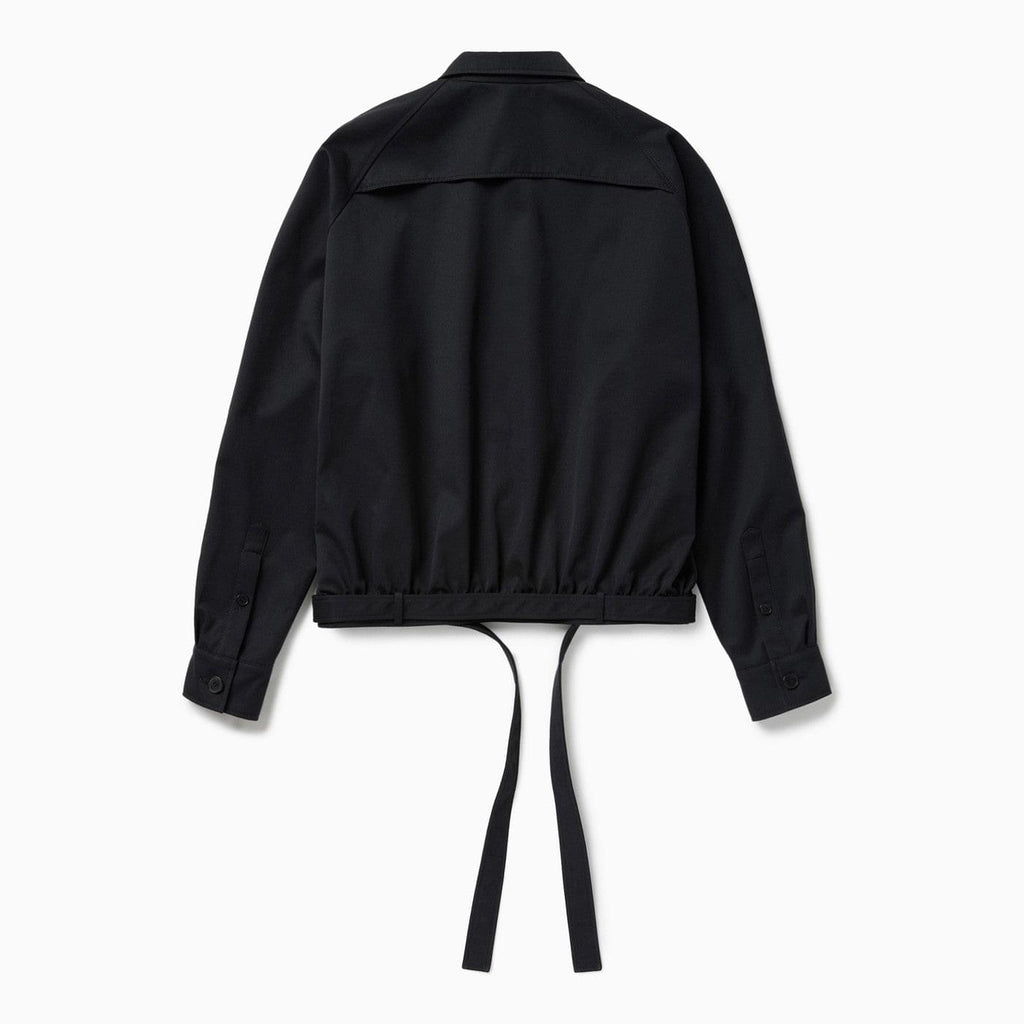 1989 Studio Dark Blue Short Trench Jacket Women