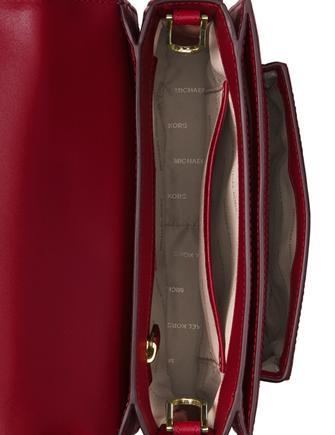 Michael Michael Kors Sloan Editor Geometric Leather Shoulder Bag