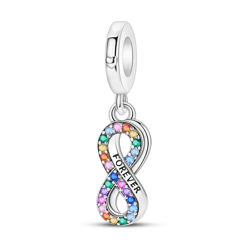 Sparkling Infinity Dangle Charm