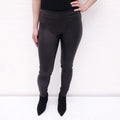 THE ROW BLACK LEATHER LEGGINGS - SIZE XS