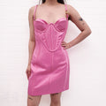 VERSACE PINK MEDUSA MINI DRESS - SIZE 42