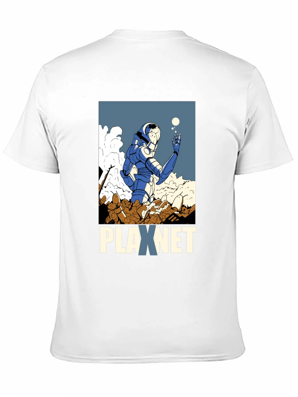 Plaxnet Graphic Tee - Sci-Fi Inspired Design