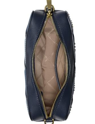 Michael Michael Kors Woven Leather Camera Bag