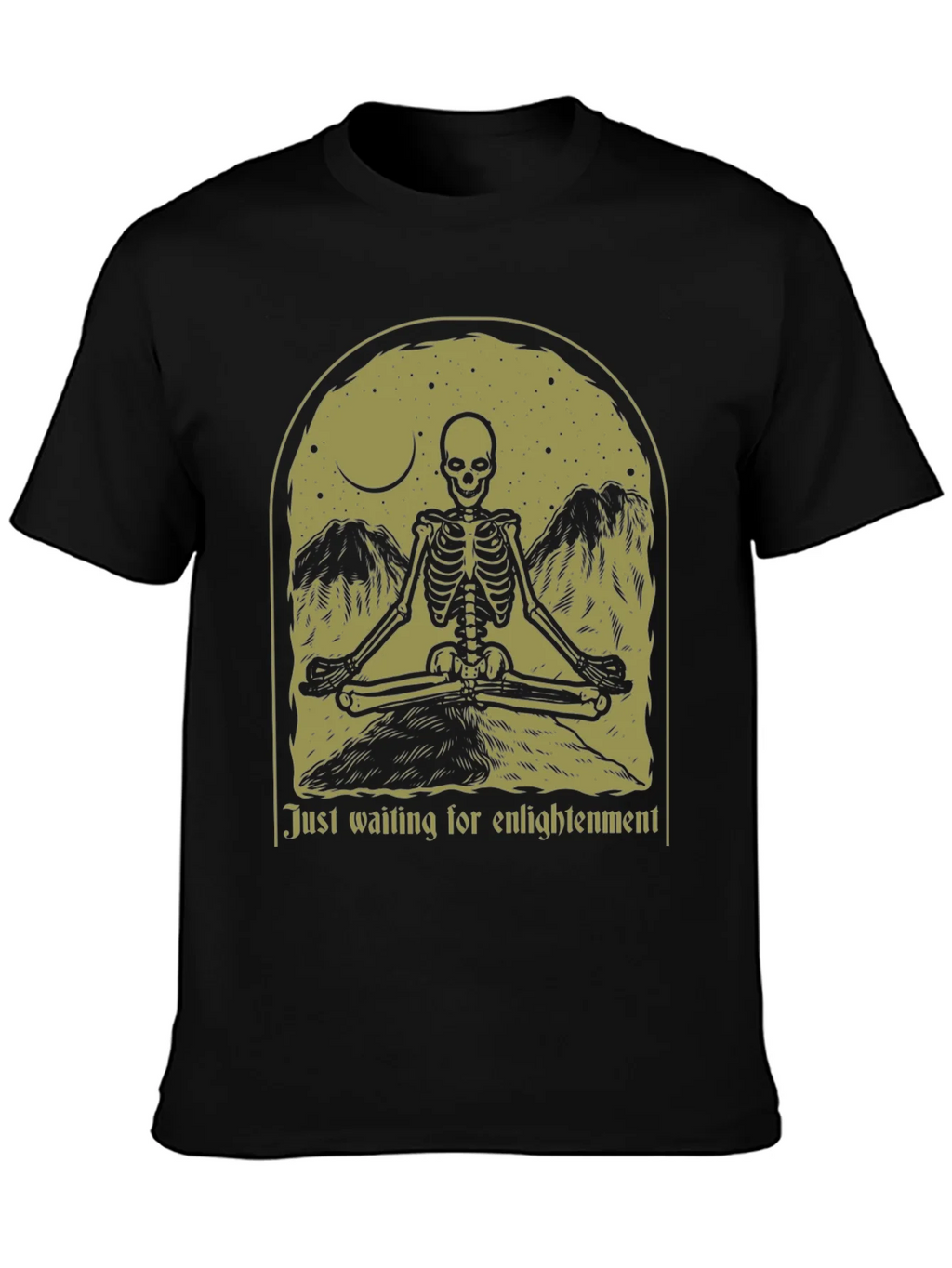 Enlightenment Skeleton Graphic Tee