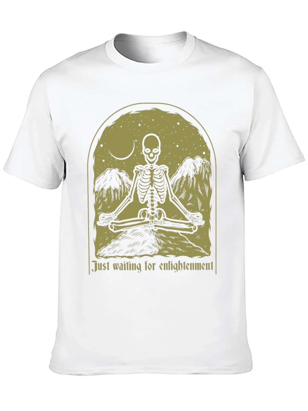 Enlightenment Skeleton Graphic Tee
