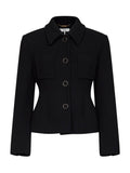 Chloé Women Black Wool Blend Bouclette Jacket