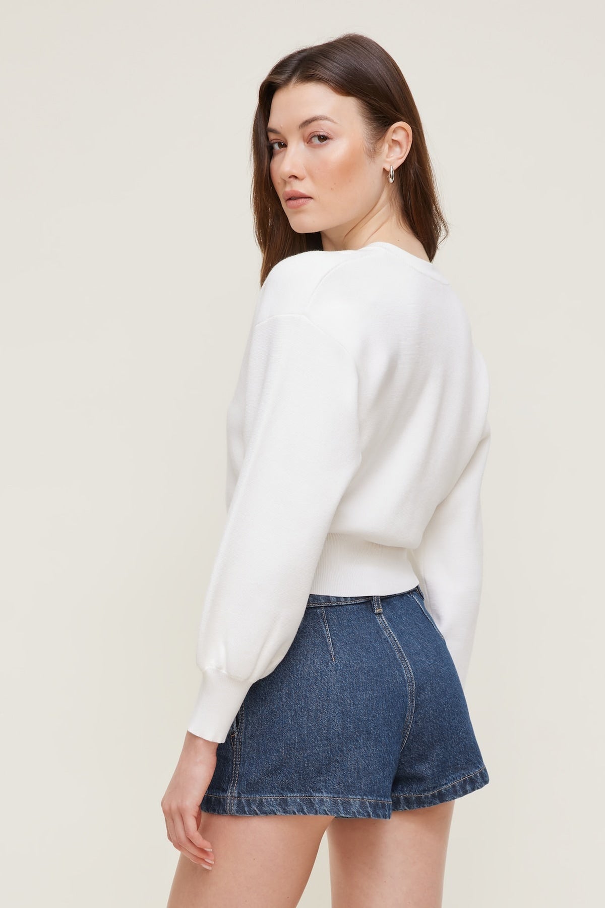 Balloon Sleeve Cardigan