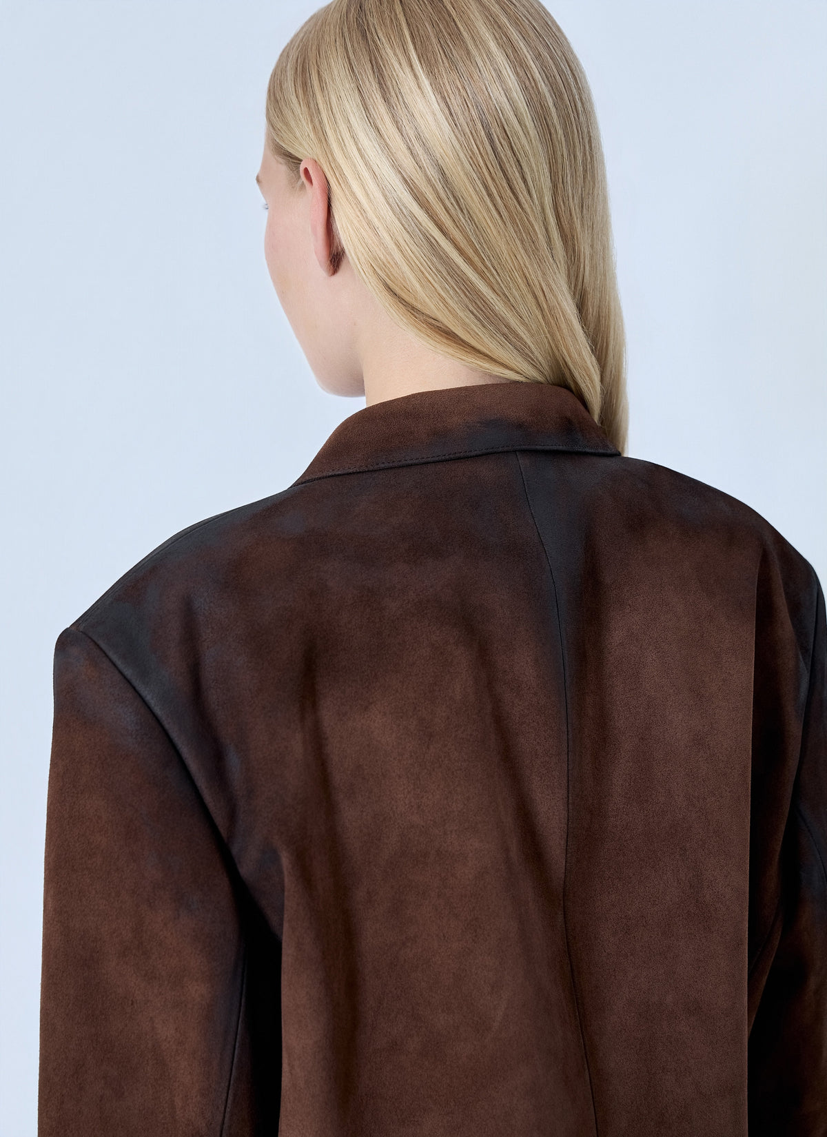 Acne Studios Women Distressed Suede Blazer