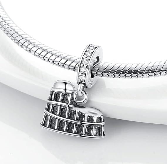 Ancient Rome Colosseum Dangle Charm