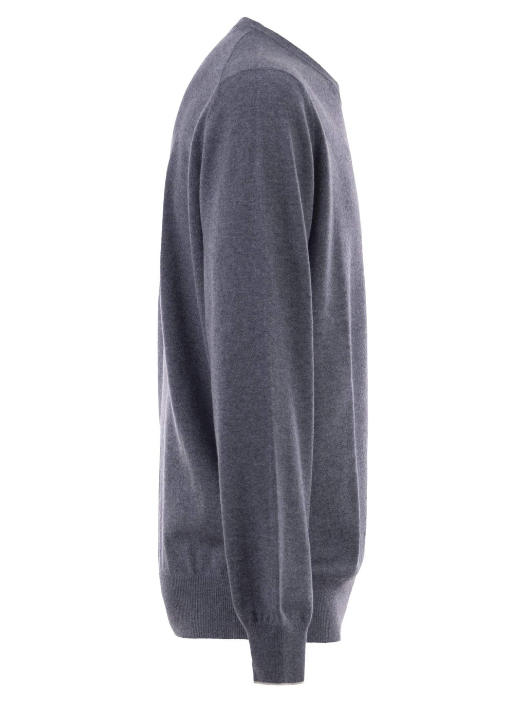 Brunello Cucinelli Men Pure Cashmere Crew-Neck Sweater