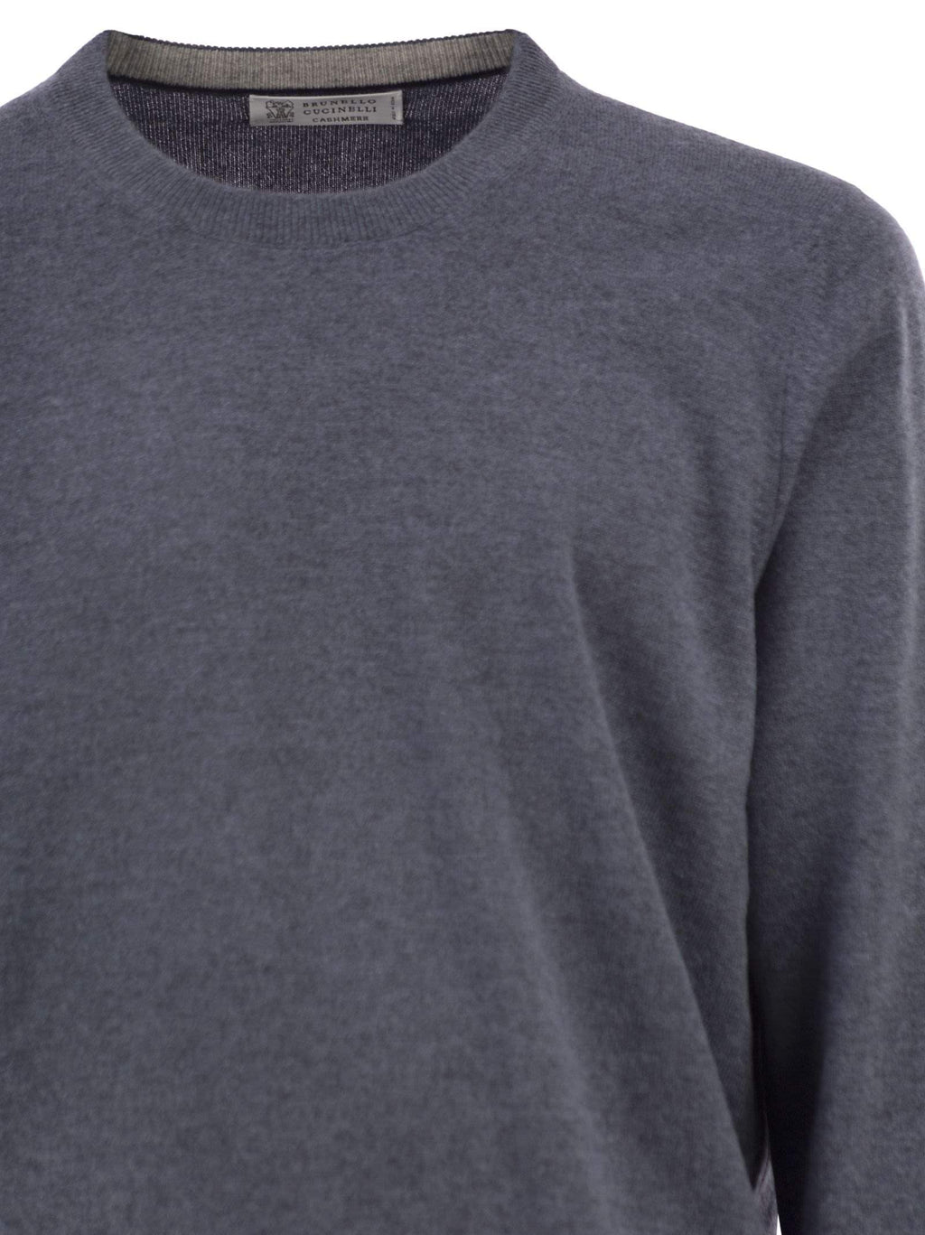 Brunello Cucinelli Men Pure Cashmere Crew-Neck Sweater