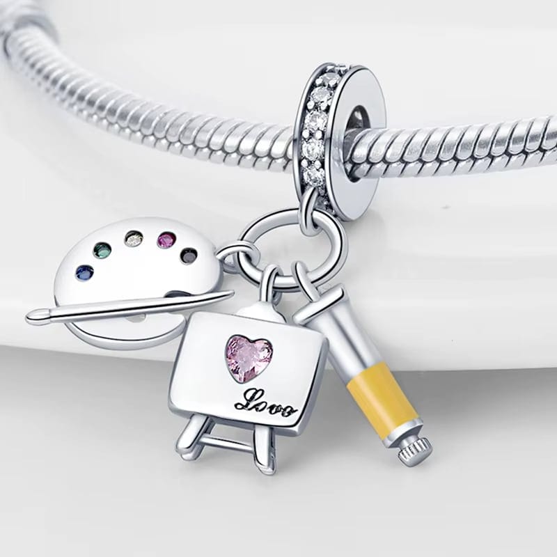 Artist Painting Charm