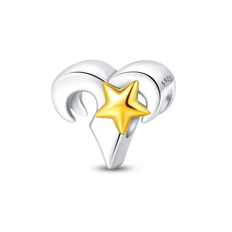 Gold Star Astrology Signs Zodiac Constellation Charms
