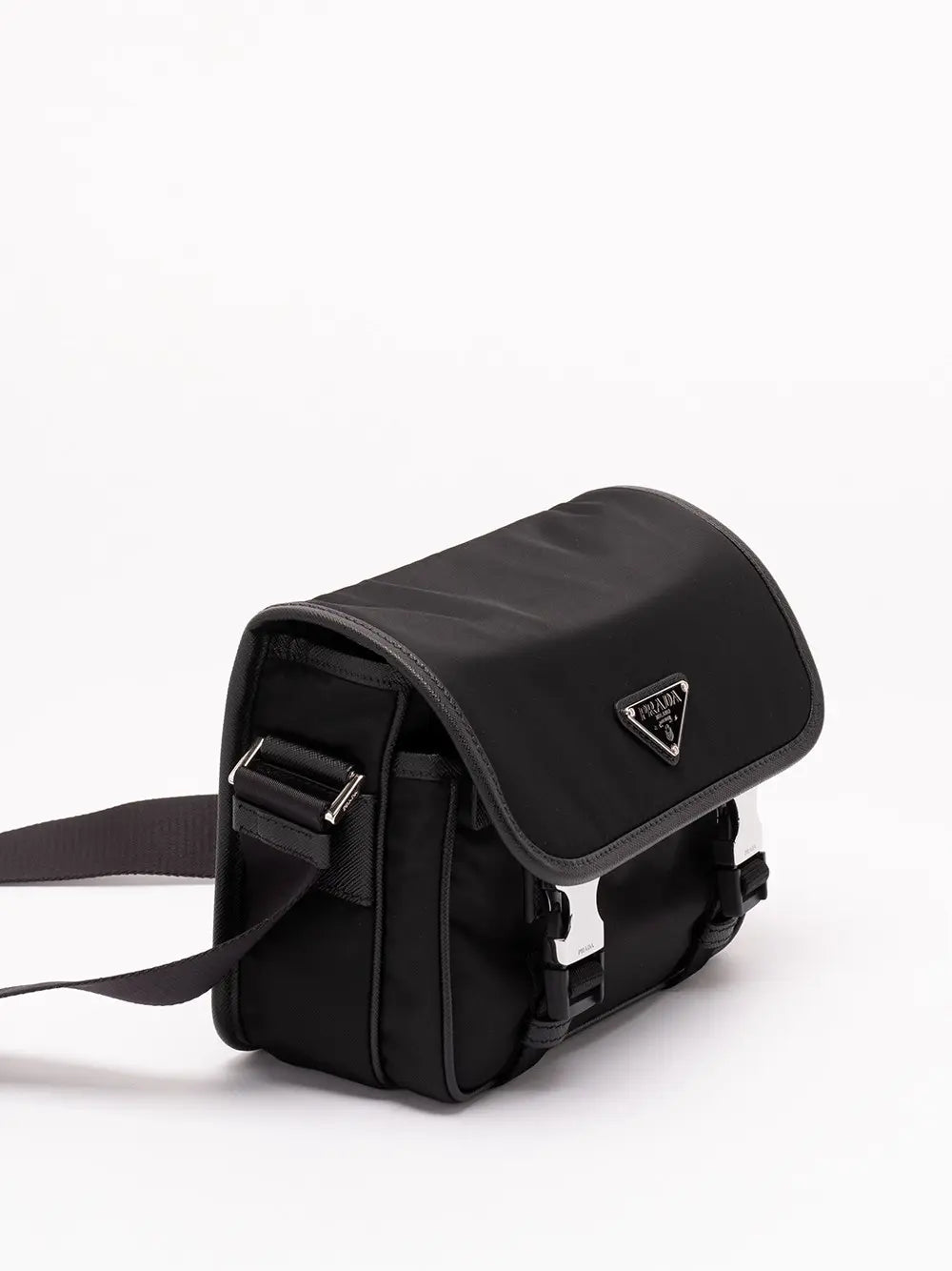 Prada Men Re-Nylon And Saffiano Leather Shoulder Bag