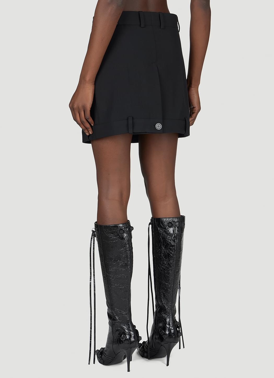Balenciaga Women Deconstructed Mini Skirt