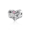 Big Sister Little Sister Heart Infinity Charm