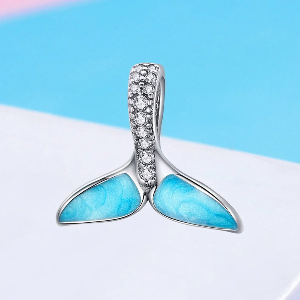 Blue Whale Tail Ocean Charm