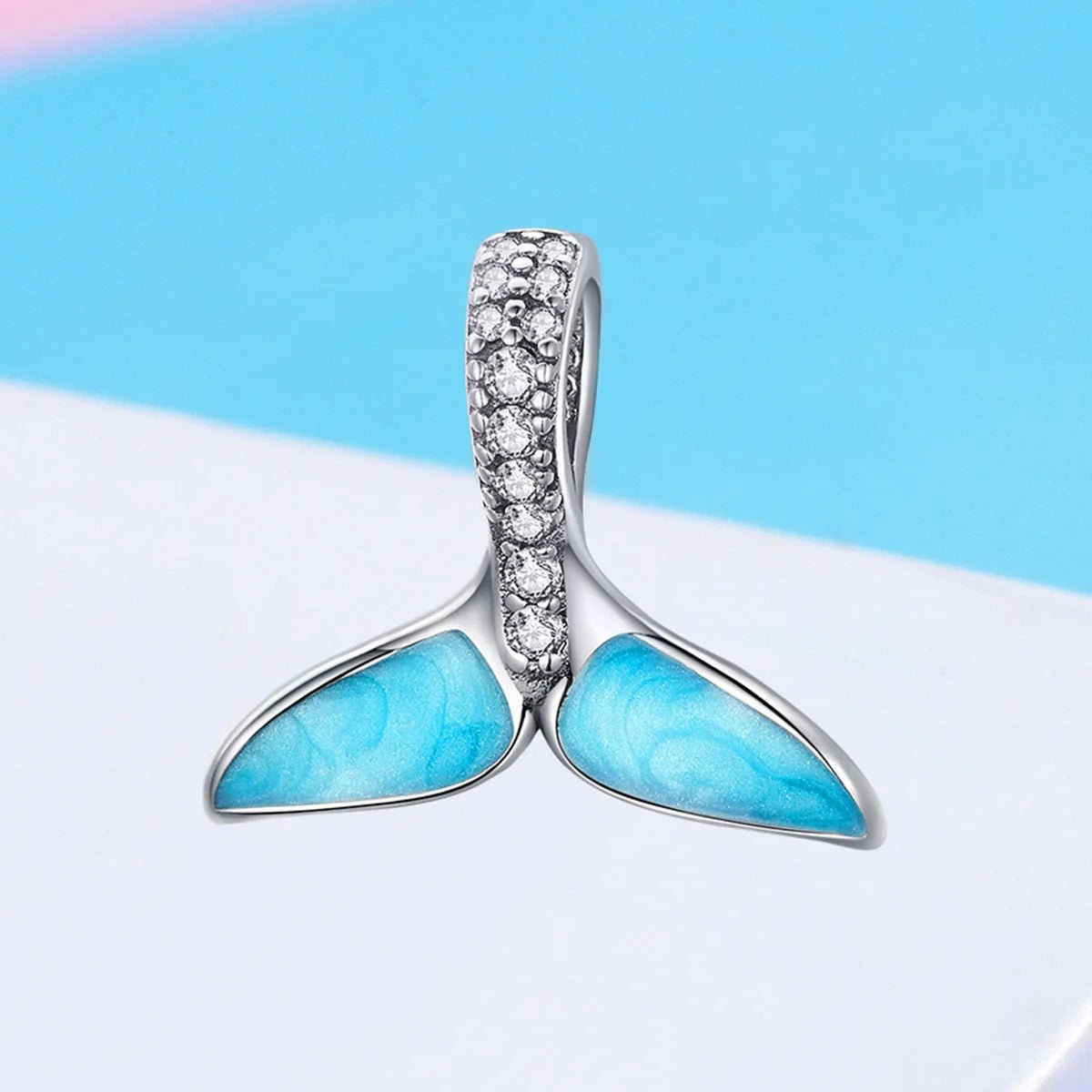 Blue Whale Tail Ocean Charm